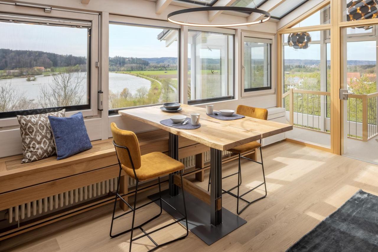 Stille X Weite - Hochwertige Wohnung Mit See-Panorama Kronburg Exterior photo